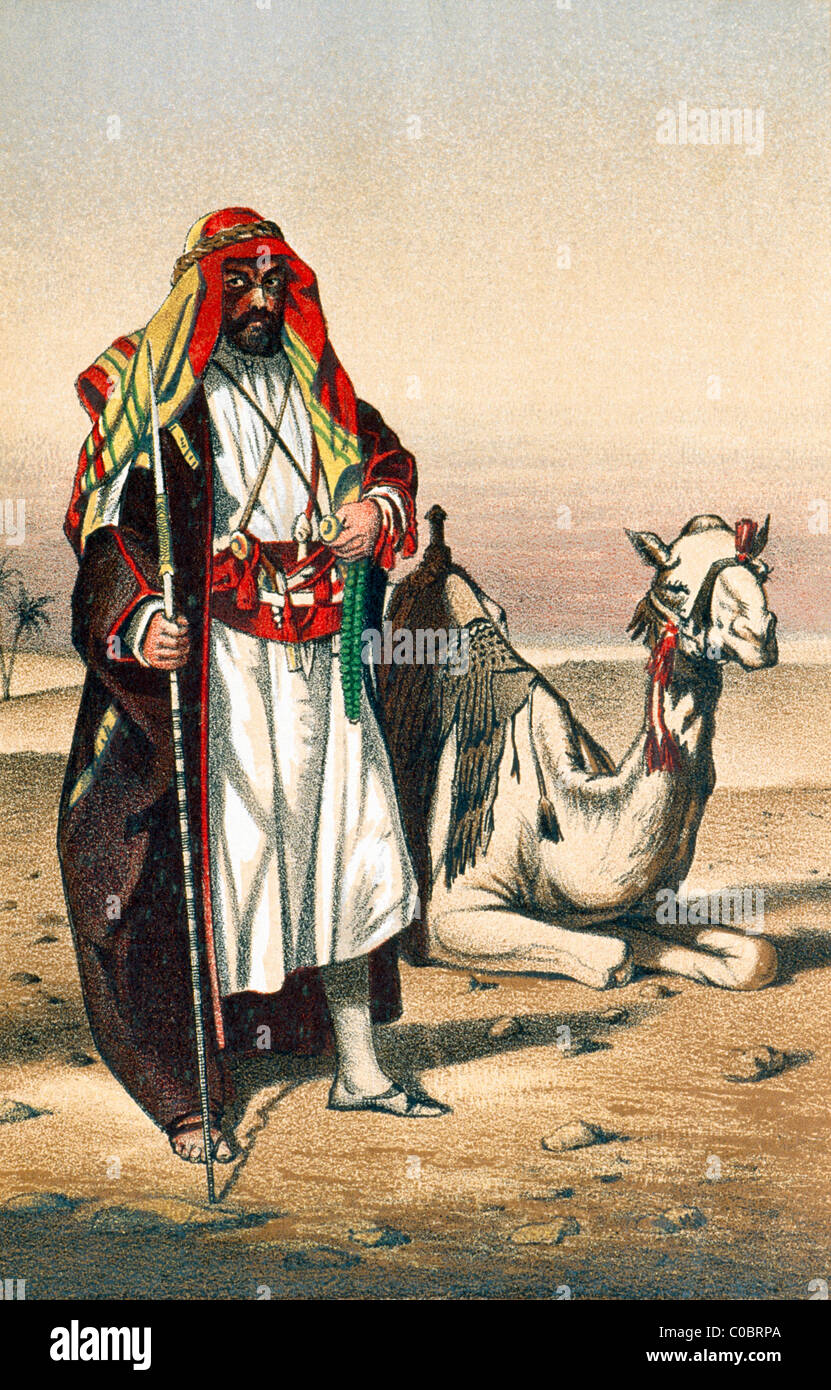 Saudi Arabia Arab Sheikh In Travelling Dress Stock Photo - Alamy