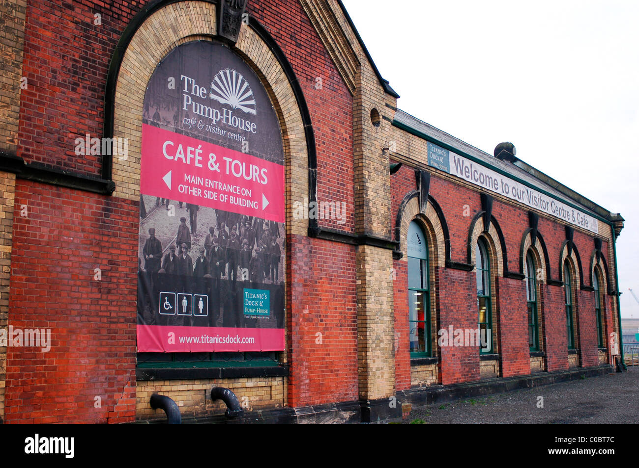 The Pumphouse Cafe and Visitor centre at the Titanic Quarter in Belfast