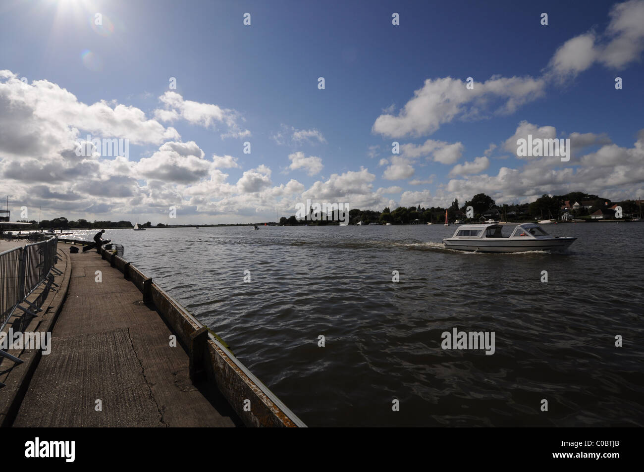 Oulton Broad, Suffolk. Stock Photo