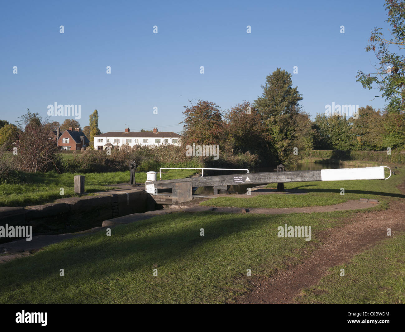 Worcester and Birmingham Canal Stoke Prior Astwood Locks Worcestershire