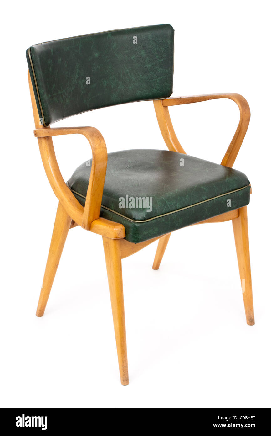 Vintage Danish modernist designer armchair Stock Photo