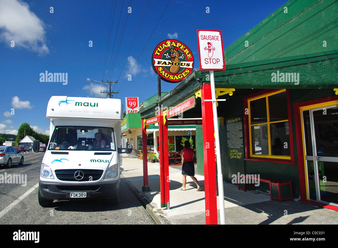 The 'Famous Tuatapere Sausage Shop', Main Street, Tuatapere, Southland