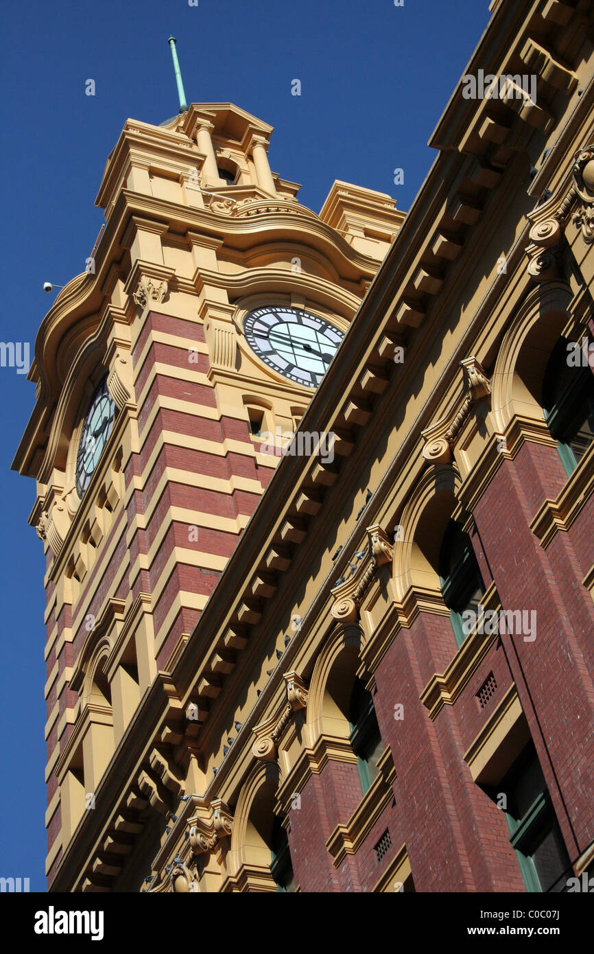 Flinders Street Station clock tower, Melbourne, Victoria, Australia