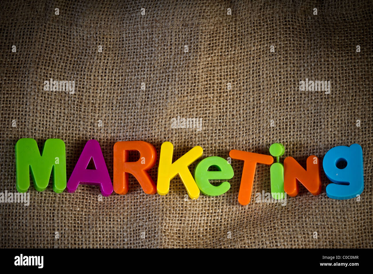 Marketing Dictionary Definition Low key close up Stock Photo