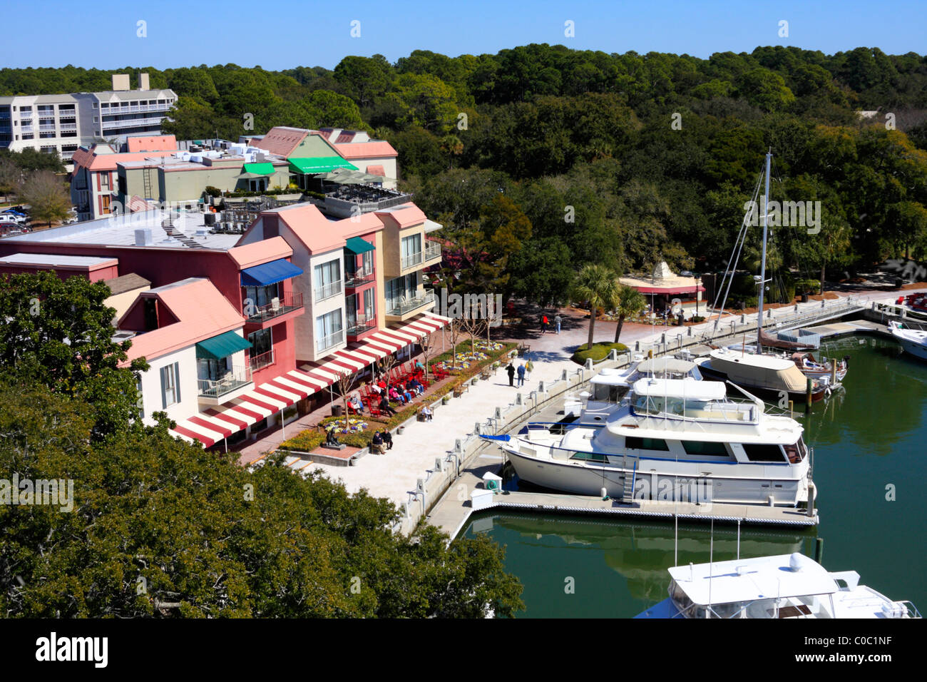 Harbour Town, Hilton Head Island, South Carolina, USA Stock Photo