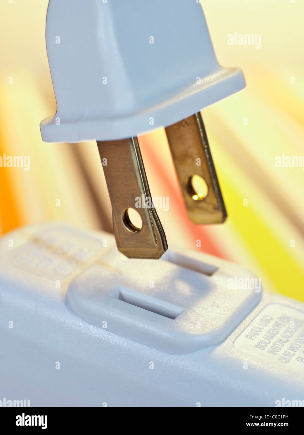 American electrical plug and outlet Stock Photo Alamy