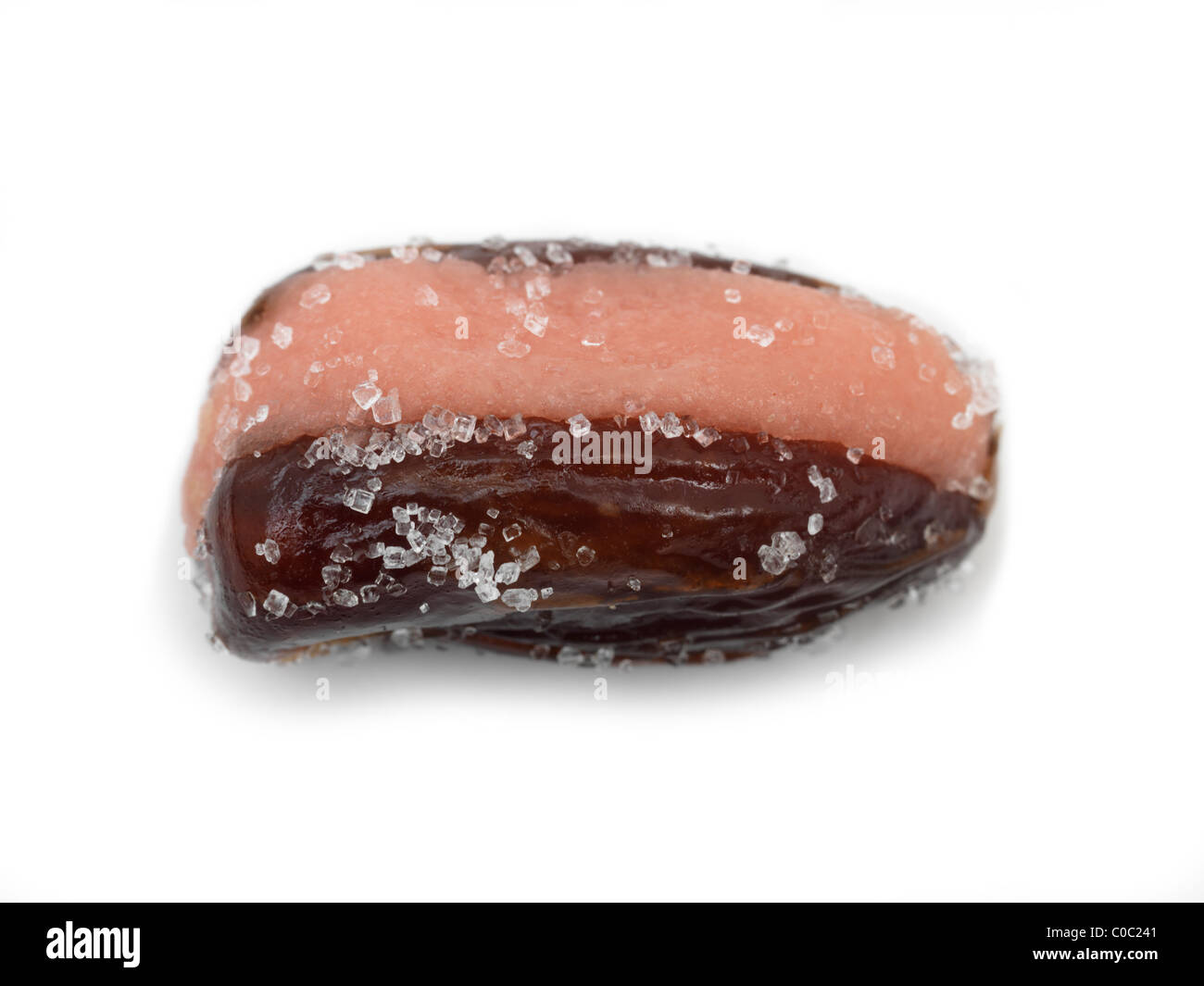 Dried fruit Date With Marzipan And Sugar Stock Photo Alamy
