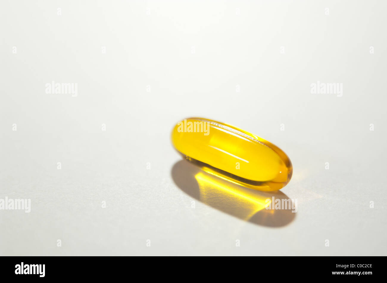Closeup of omega3 capsule Stock Photo Alamy