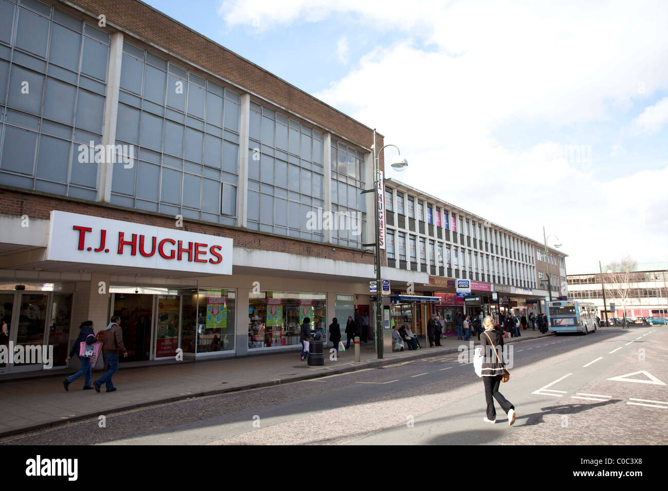 Crawley Town centre. Picture by James Boardman Stock Photo 34687248