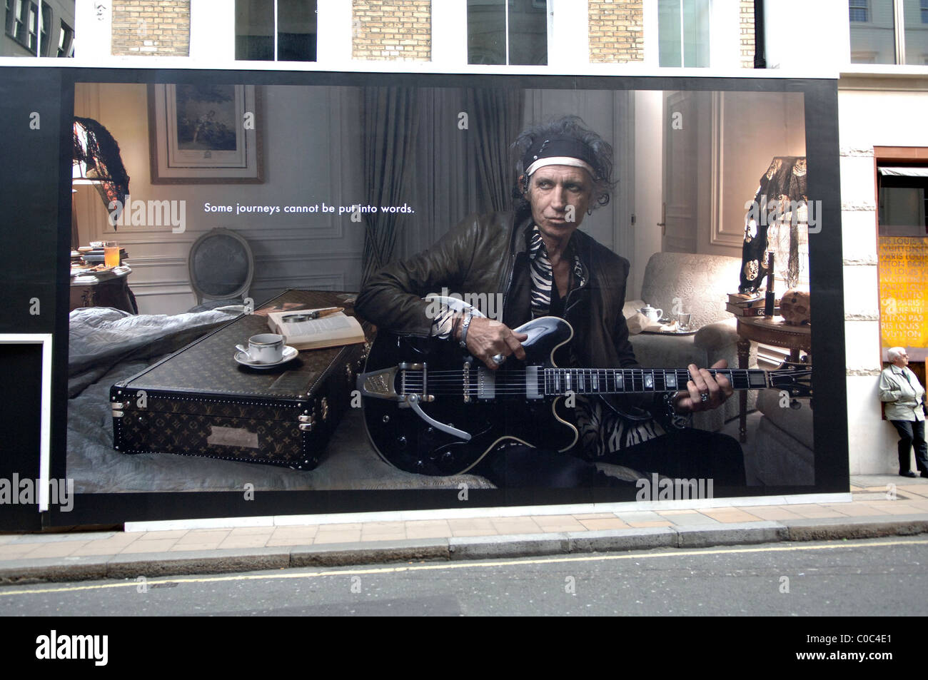 Keith Richards in the advert for Louis Vuitton London, England