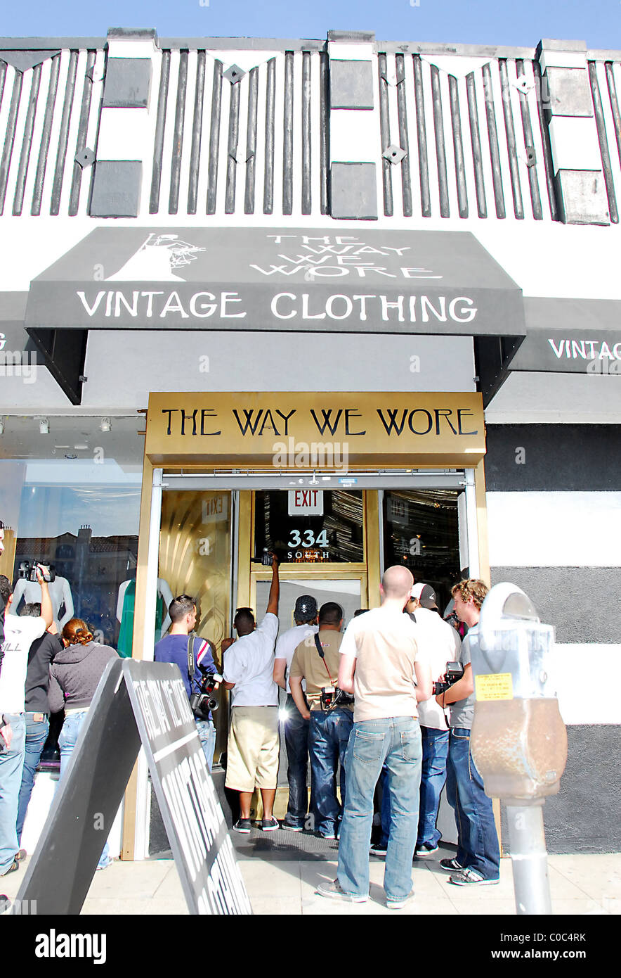 The Way We Wore' vintage clothing store Los Angeles, California 02.04.08 Stock Photo Alamy