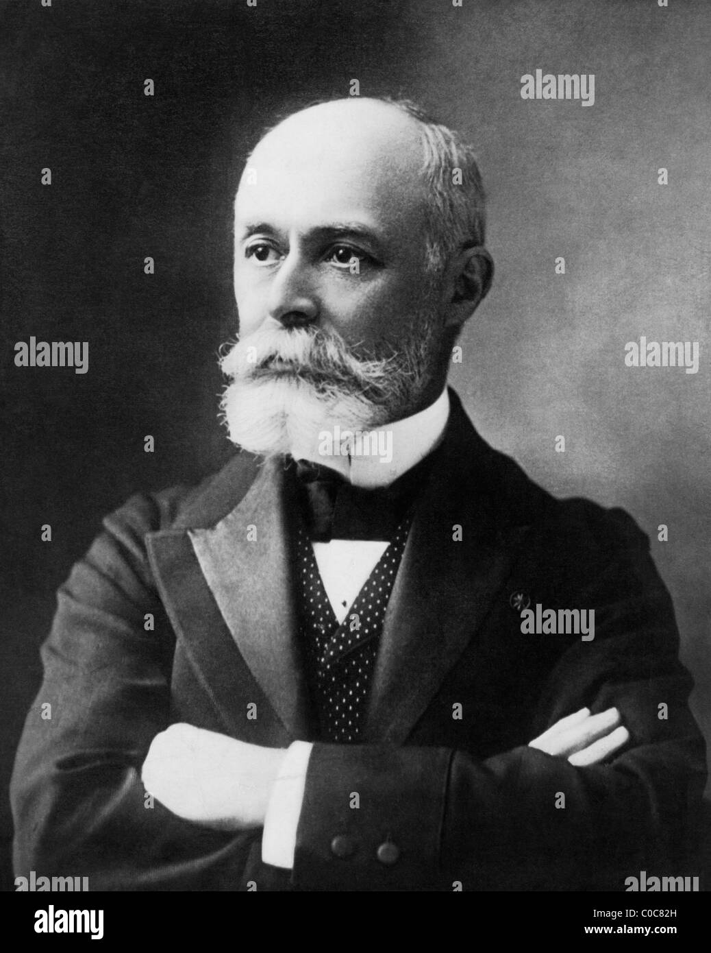 French physicist Henri Becquerel (1852 - 1908) - joint winner of 1903 Nobel Prize in Physics for his discovery of radioactivity. Stock Photo