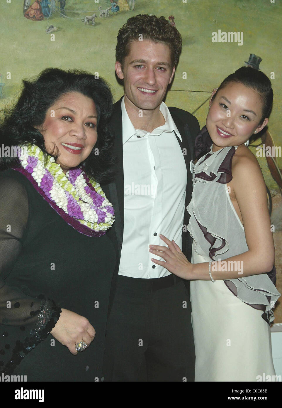 Loretta Ables Sayre, Matthew Morrisson and Li Jun Li  Opening Night After Party for 'South Pacific' held at Tavern On the Green Stock Photo