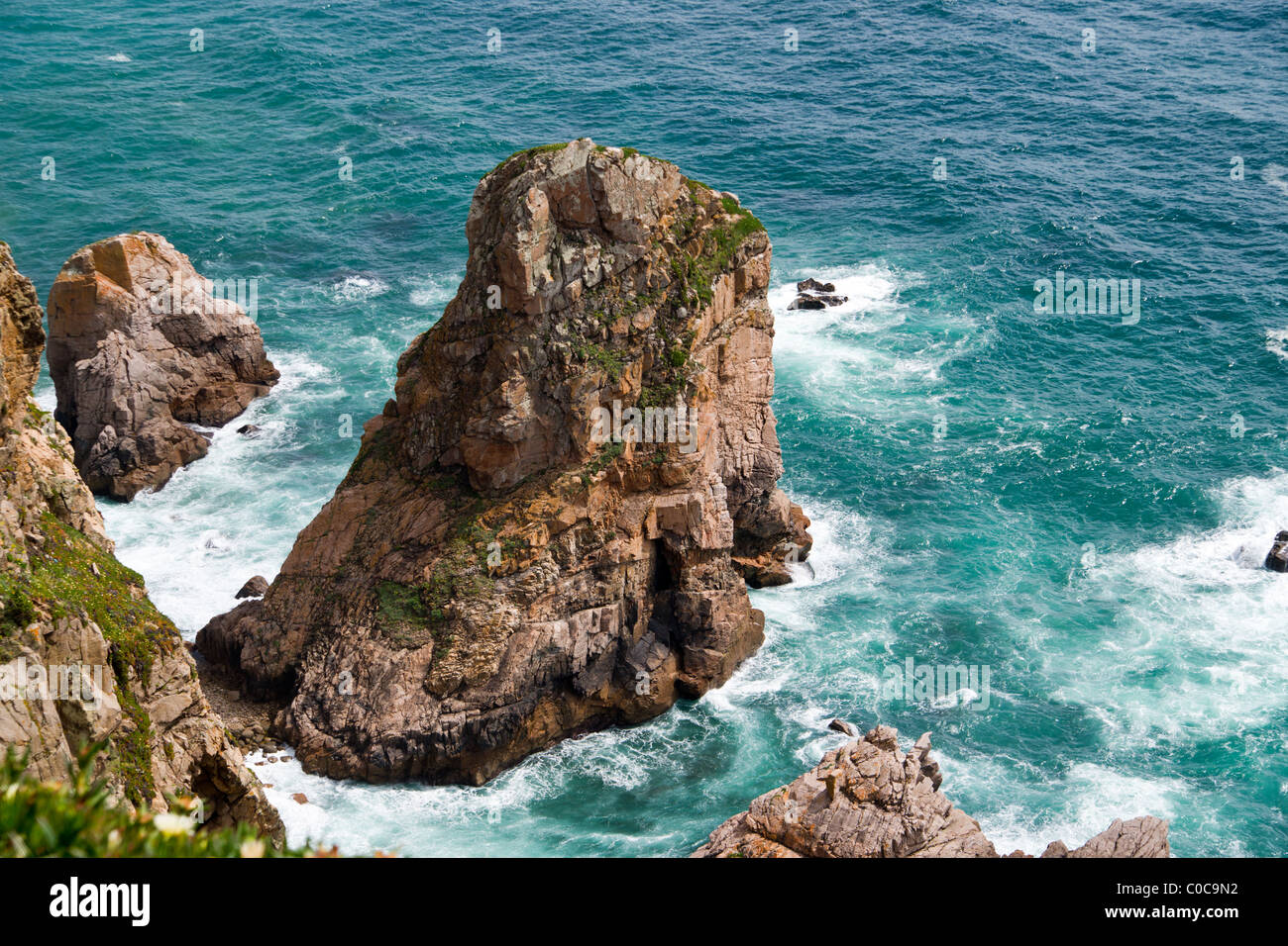 Cliffs at Cabo da Roca in Portugal Stock Photo - Alamy