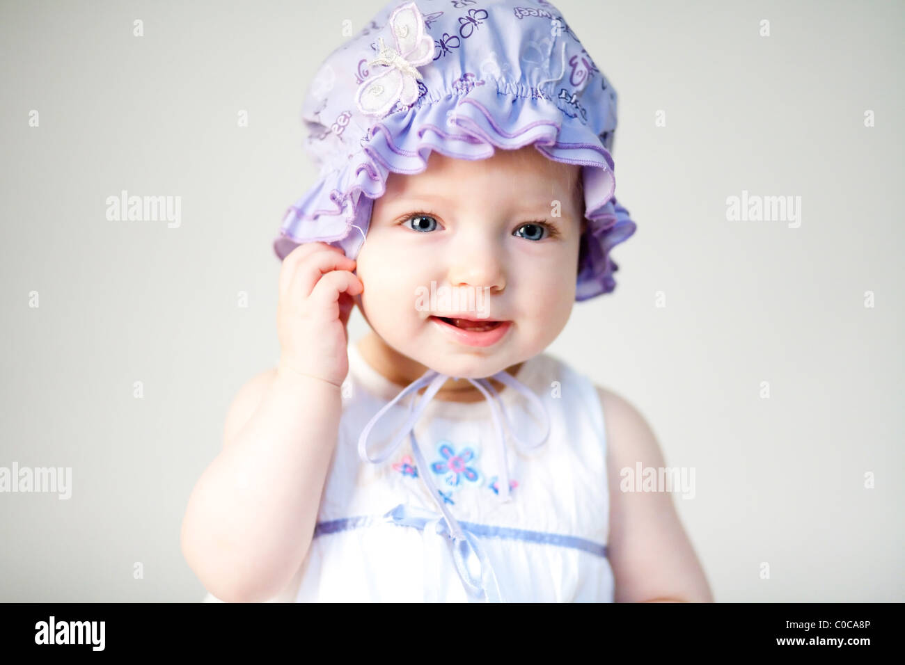 Portrait of a cute baby girl Stock Photo - Alamy