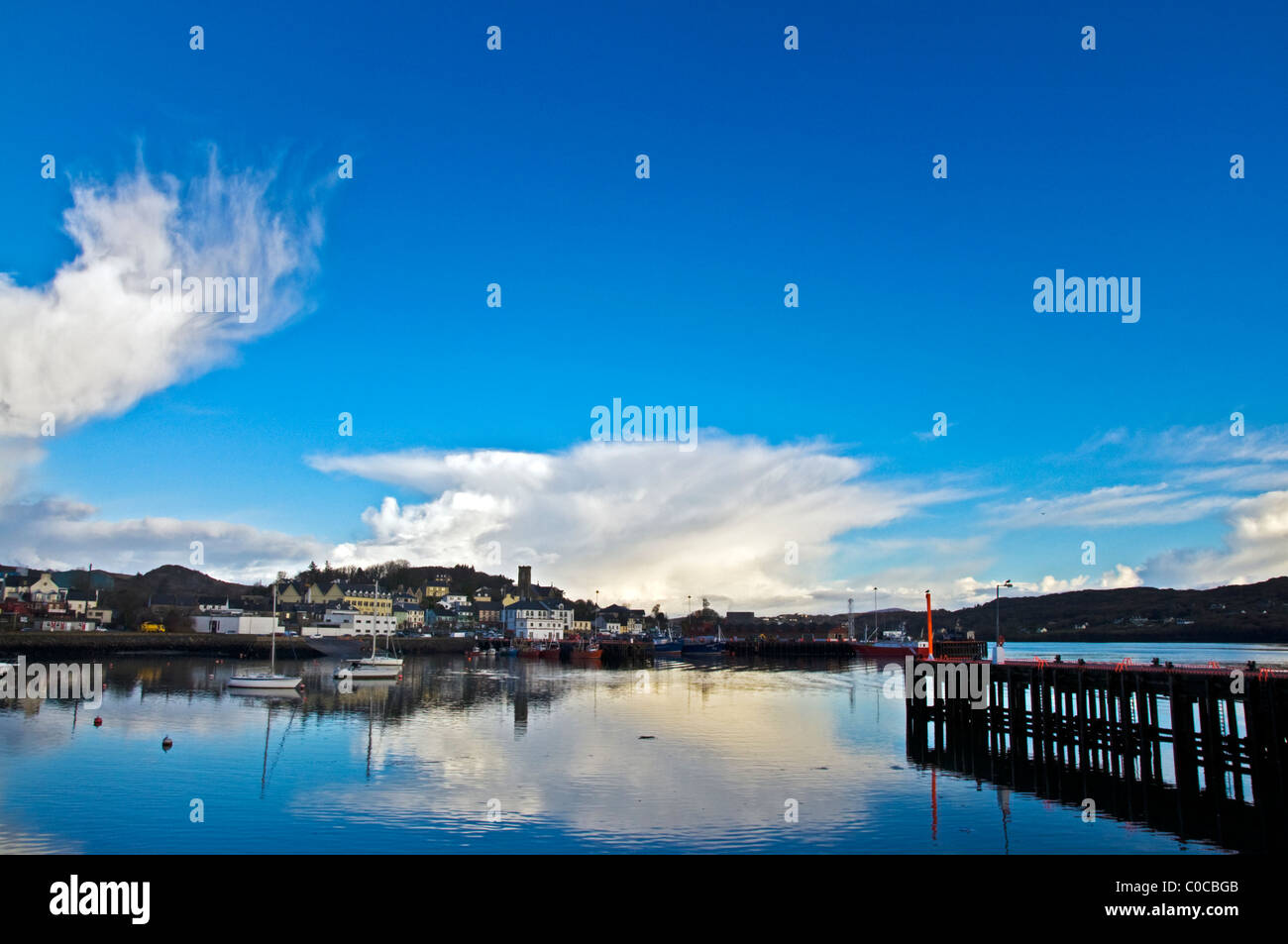 Killybegs harbour in Donegal Ireland Stock Photo