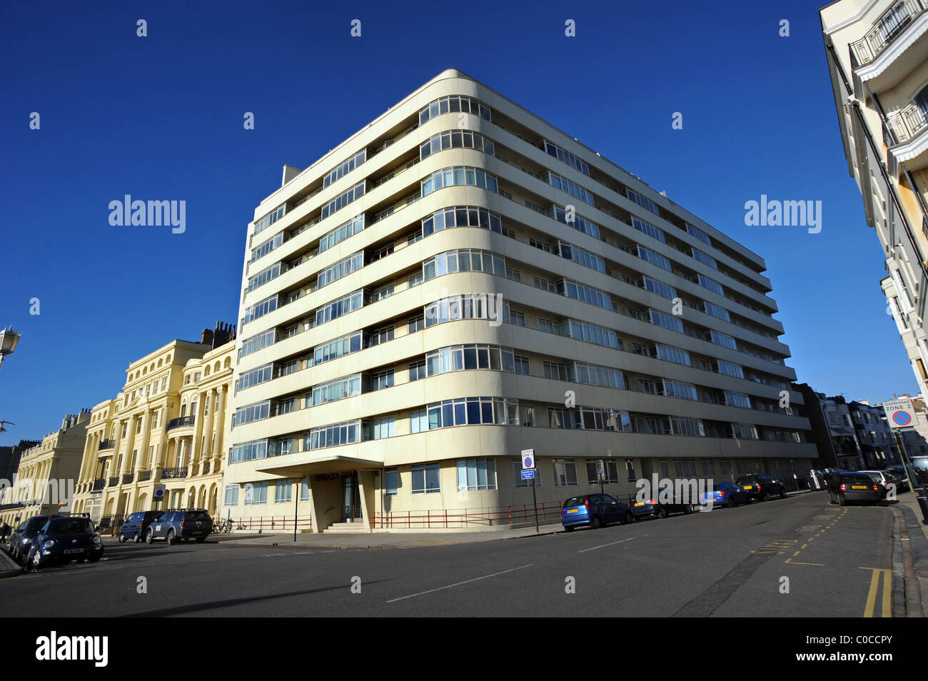 Embassy Court a block of flats situated on Brighton seafront designed