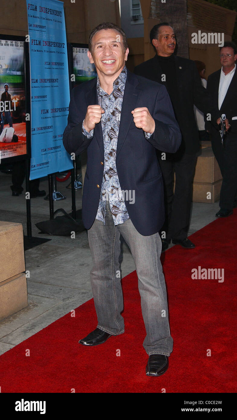 Ray Mancini and family Los Angeles Special Screening of Redbelt