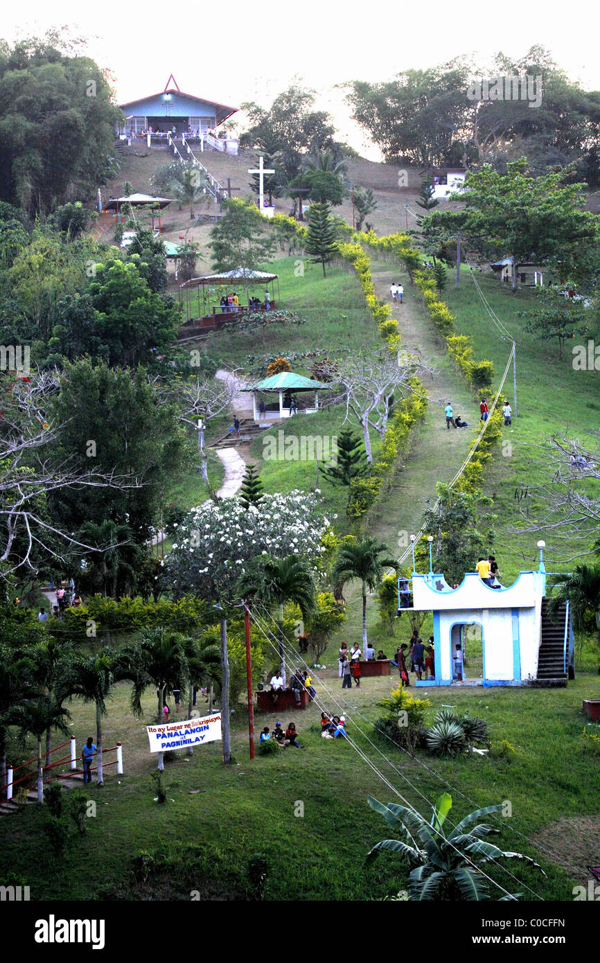Good Friday Catholic Religious Ceremony At Mount Calvary Palawan Stock Photo Alamy