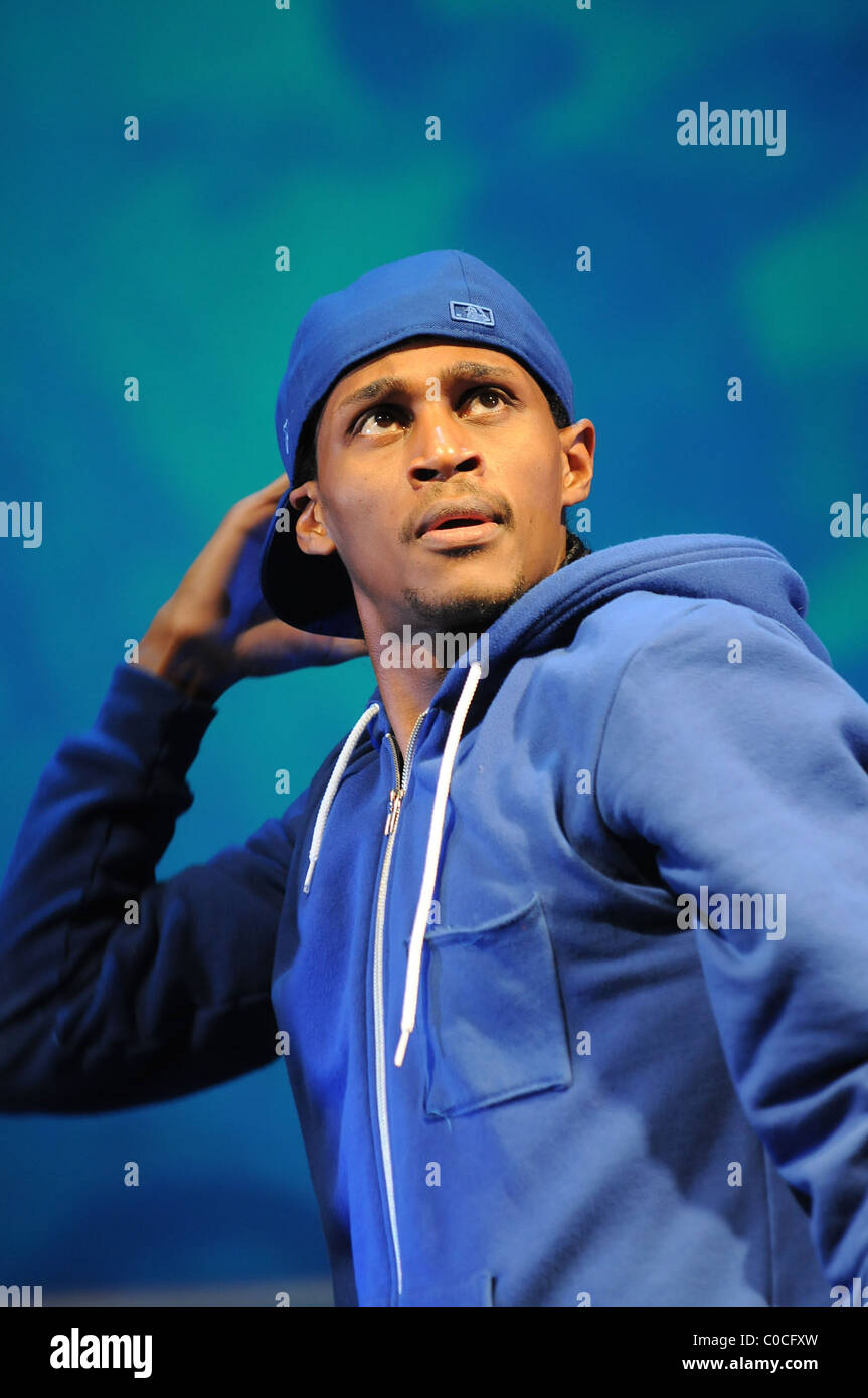 Andry Oporia Performing in the stage production of 'Into The Hood' at ...