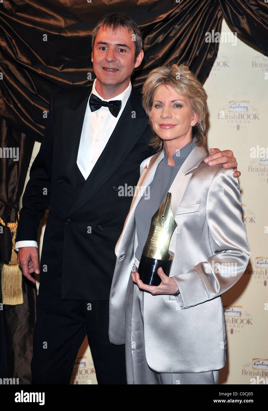 Patricia Cornwell and David Morrissey Galaxy British Book Awards held at  the Grosvenor House - Arrivals London, England Stock Photo - Alamy