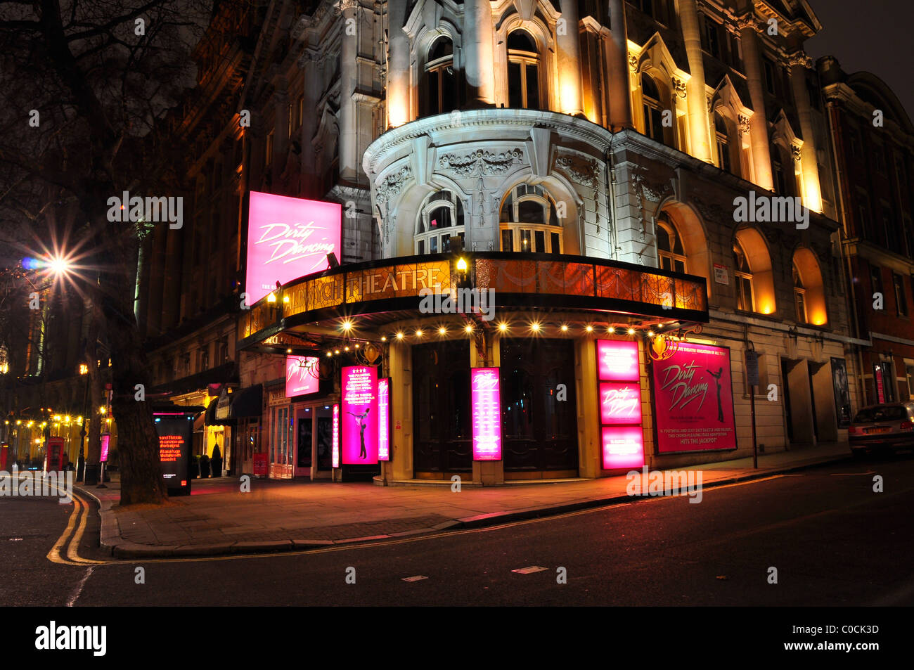Aldwych Theatre on Drury Lane in London Stock Photo