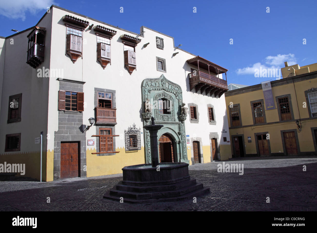 La Casa de Colon Columbus' House Las Palmas Canary Islands Stock