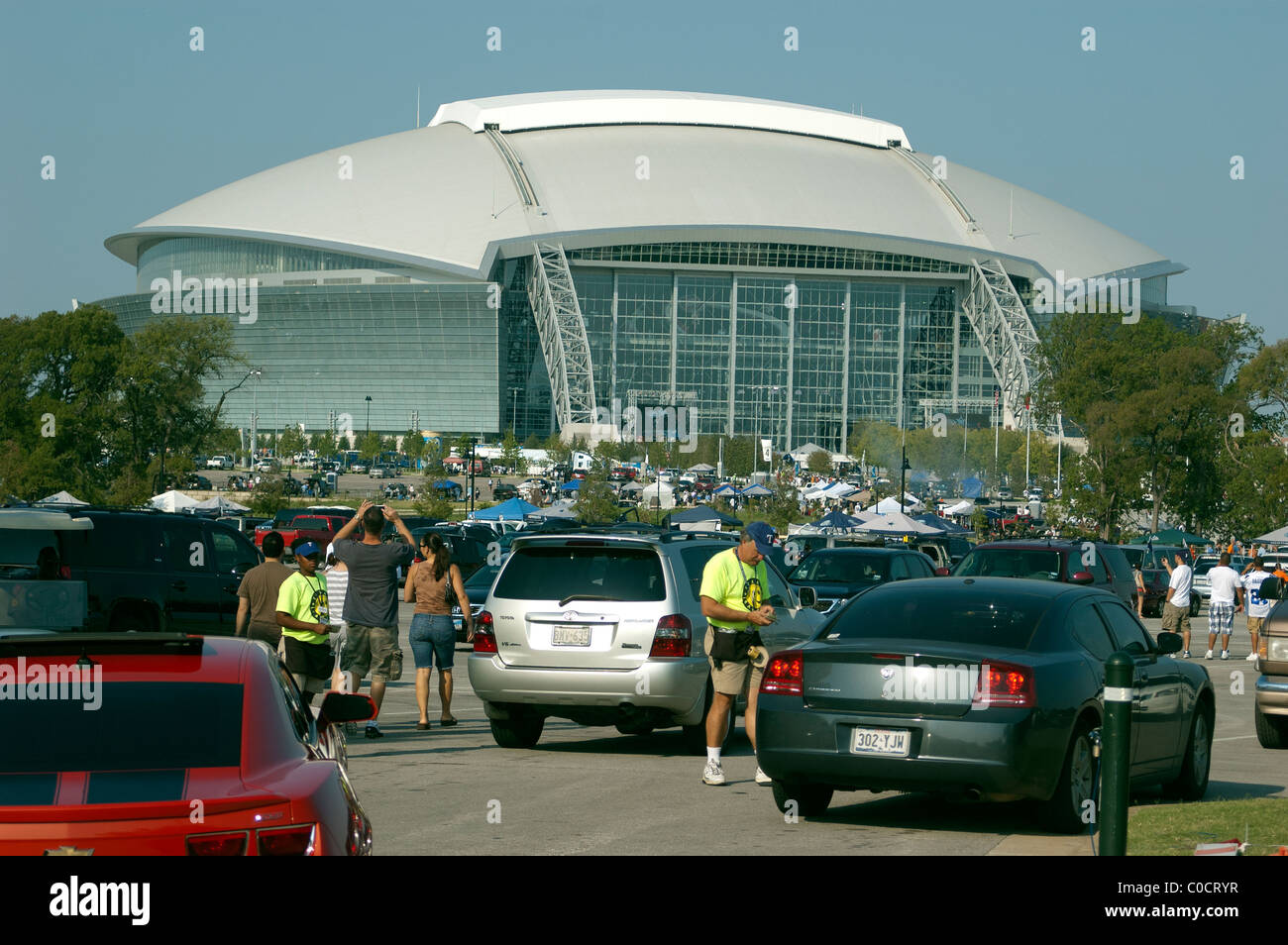 Cowboys Stadium, Chicago Bears v Dallas Cowboys NFL game, Arlington, Texas, USA. Stock Photo