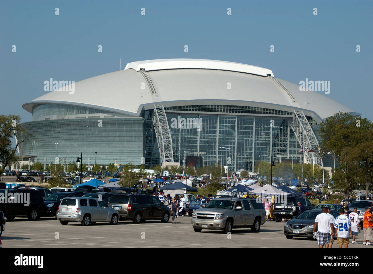 Cowboys Stadium, Chicago Bears v Dallas Cowboys NFL game, Arlington, Texas, USA. Stock Photo