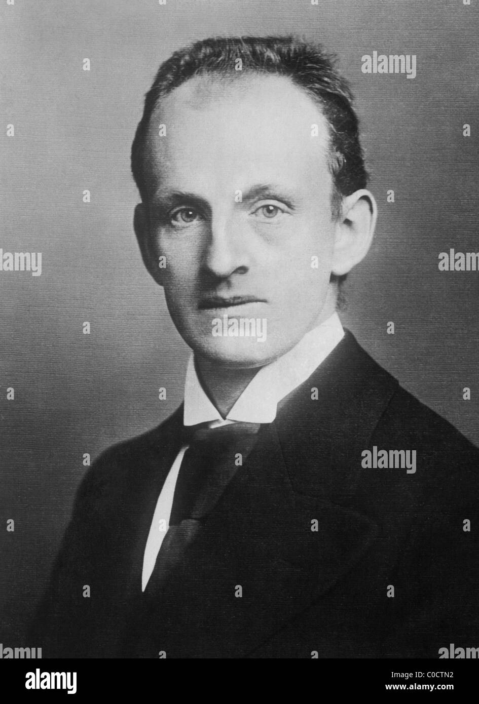 German dramatist and novelist Gerhart Hauptmann (1862 - 1946) - winner of the Nobel Prize in Literature in 1912. Stock Photo