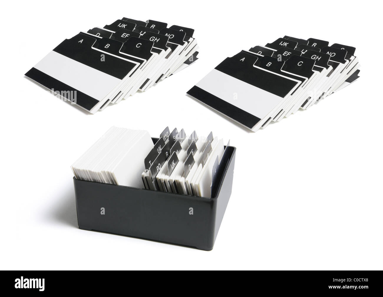 Index File Cards Stock Photo Alamy