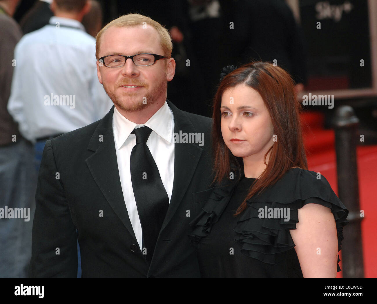 Simon Pegg and Maureen McCann British Academy Television Awards (BAFTA) at the London Palladium