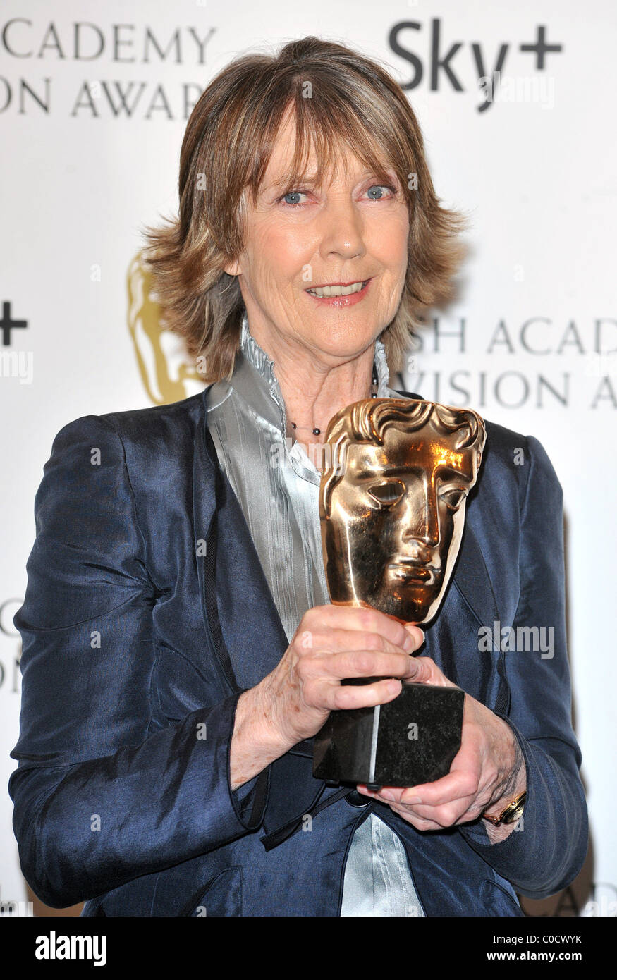 Dame Eileen Atkins With The Best Actress Award British Academy Stock Photo Alamy