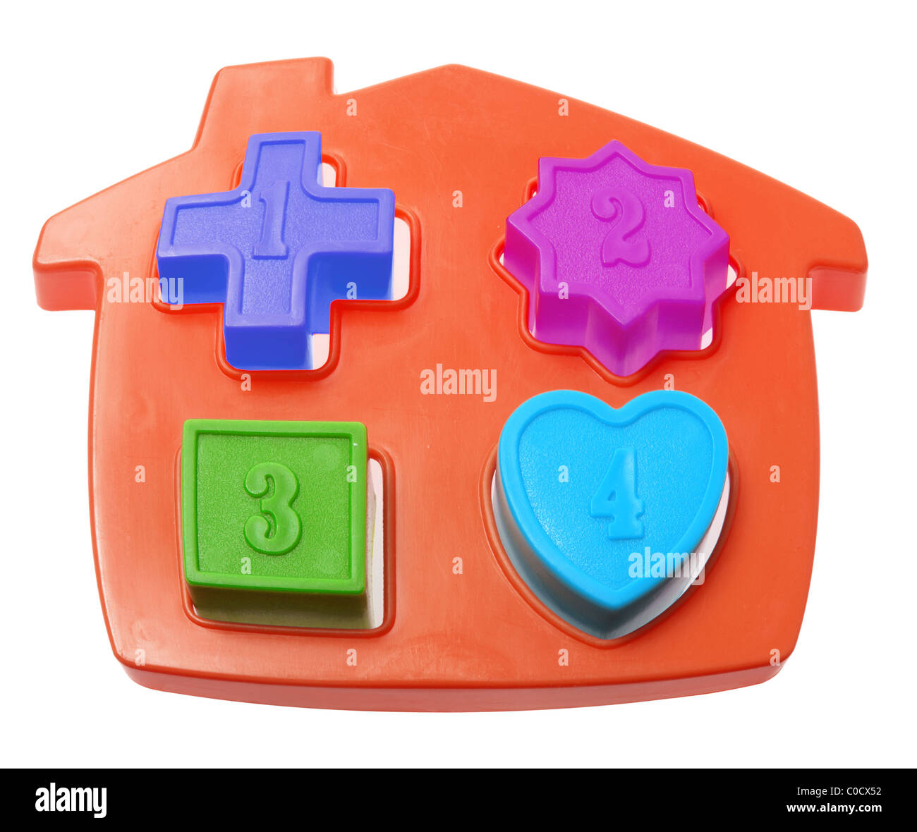 House Shape Sorter Toy Stock Photo Alamy