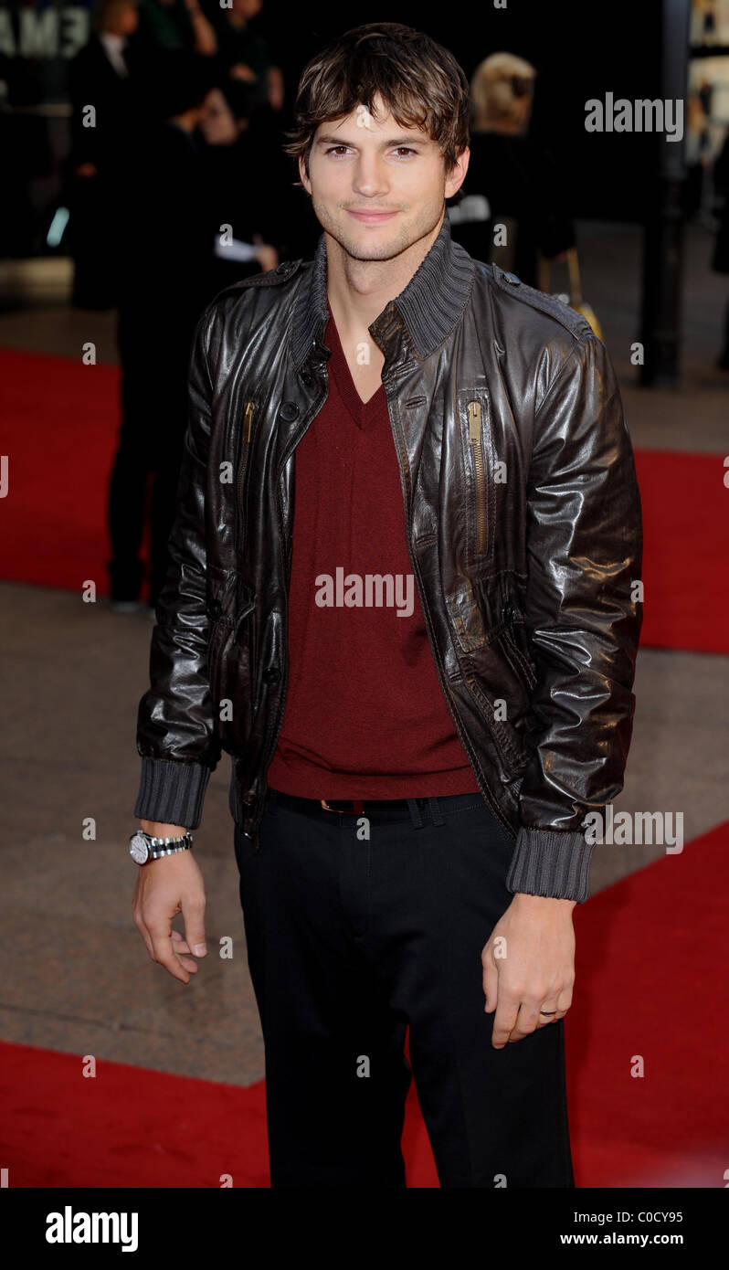 Ashton Kutcher at the premiere of 'What Happens In Vegas' at Odeon,Leicester Square London,England- 22.04.08: Stock Photo