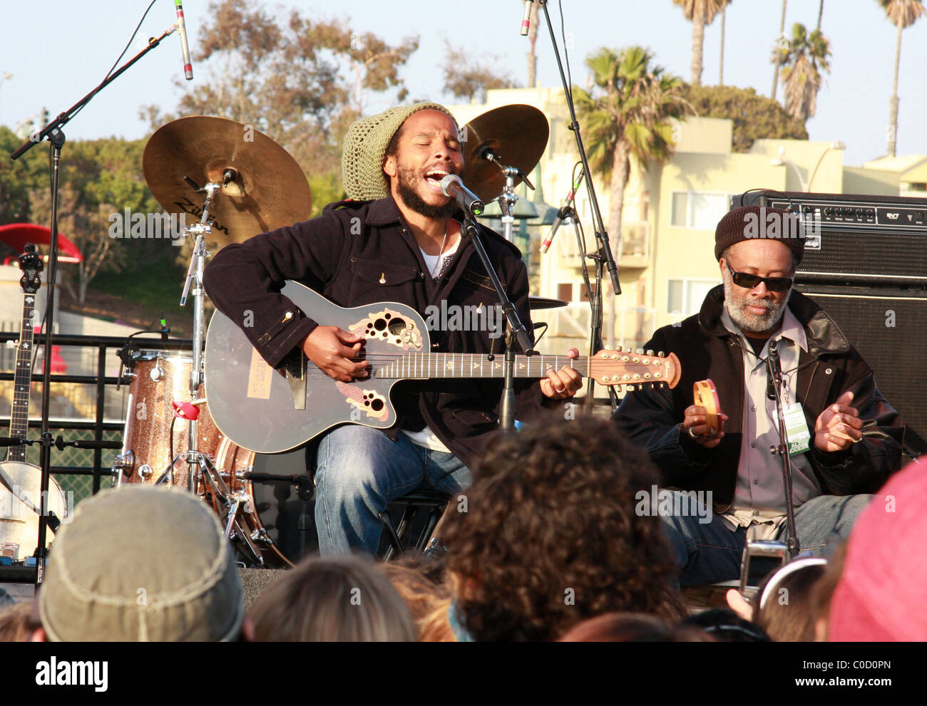Ziggy Marley The Green Apple Festival at the Santa Monica Pier Santa