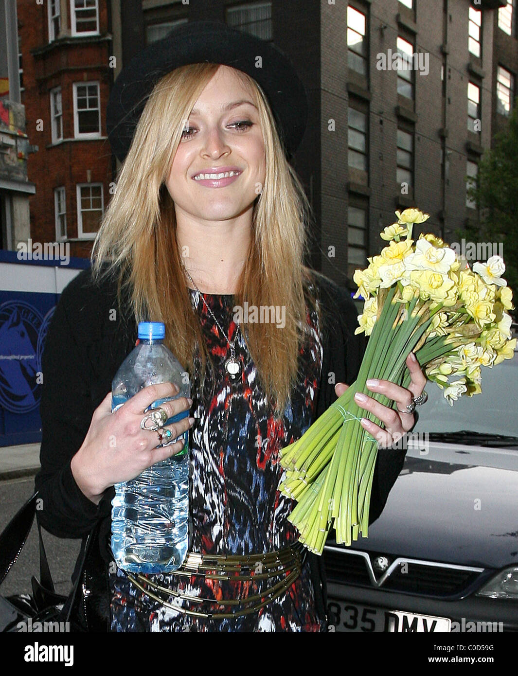 Fearne Cotton leaves the Radio 1 studios after presenting her Saturday