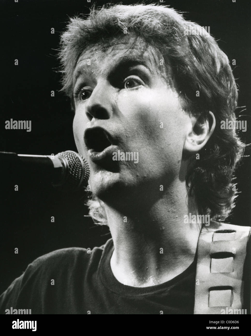 TOM ROBINSON  English singer-songwriter about 1984 Stock Photo