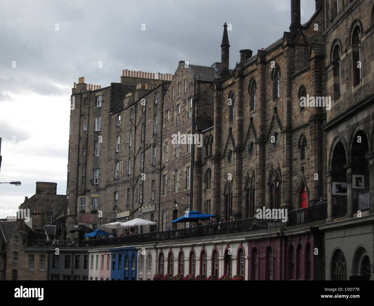 ediburgh fringe festival town centre Stock Photo Alamy