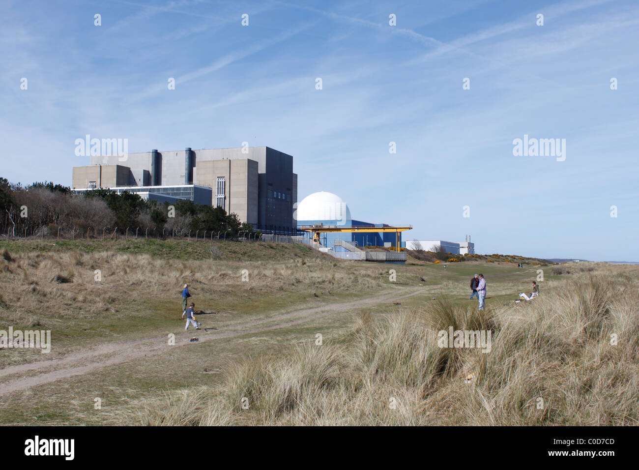 Nuclear power, Sizewell B, CND, atomic energy Stock Photo