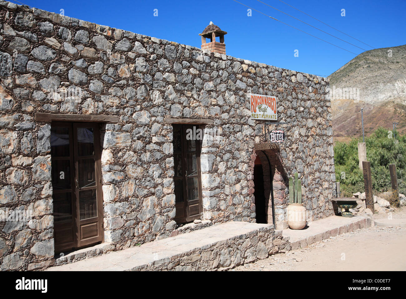 Restaurant And Hotel Real De Catorce A Former Silver Mining - 