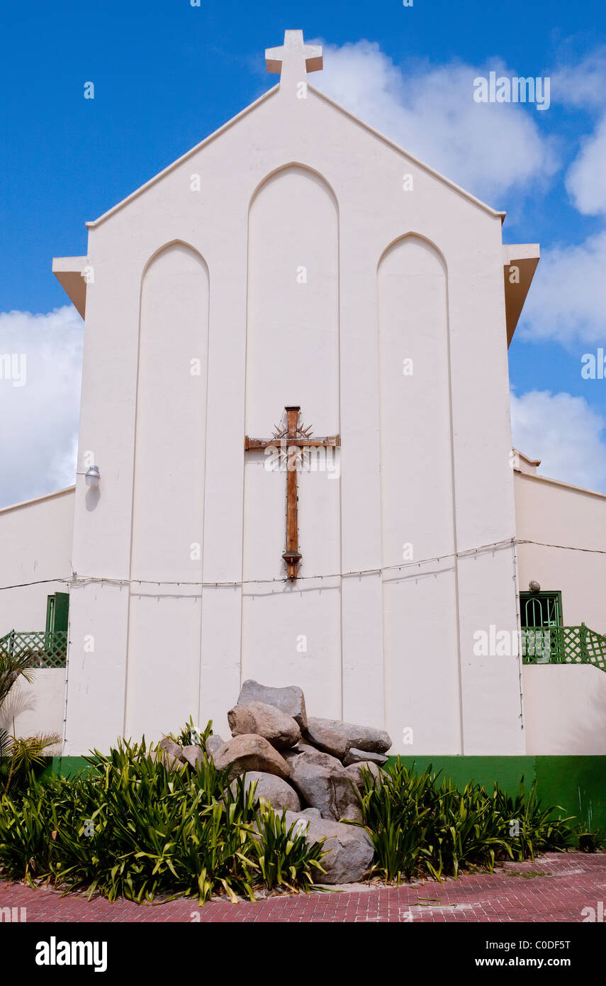 Church in St. Maarten, Netherlands Antilles Stock Photo