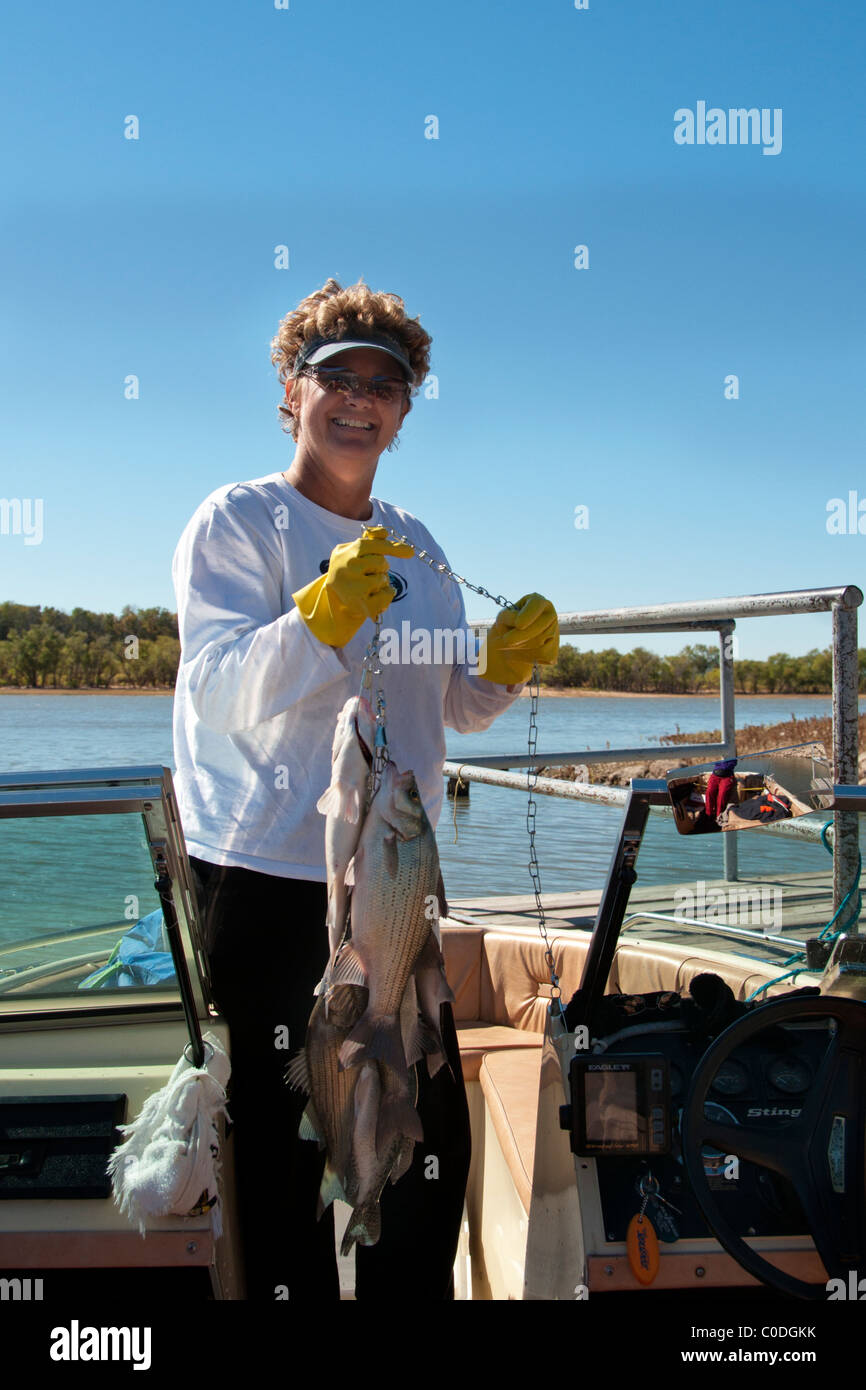 Woman bass fishing hi-res stock photography and images - Alamy