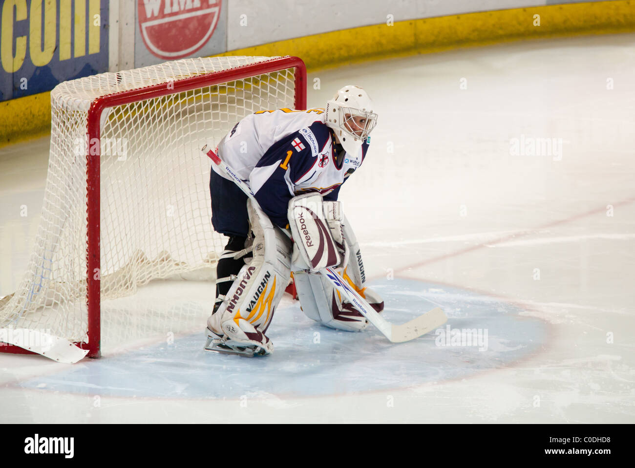 Closeup of goalie mask, equipment of Anaheim Mighty Ducks goalie Ilya  News Photo - Getty Images
