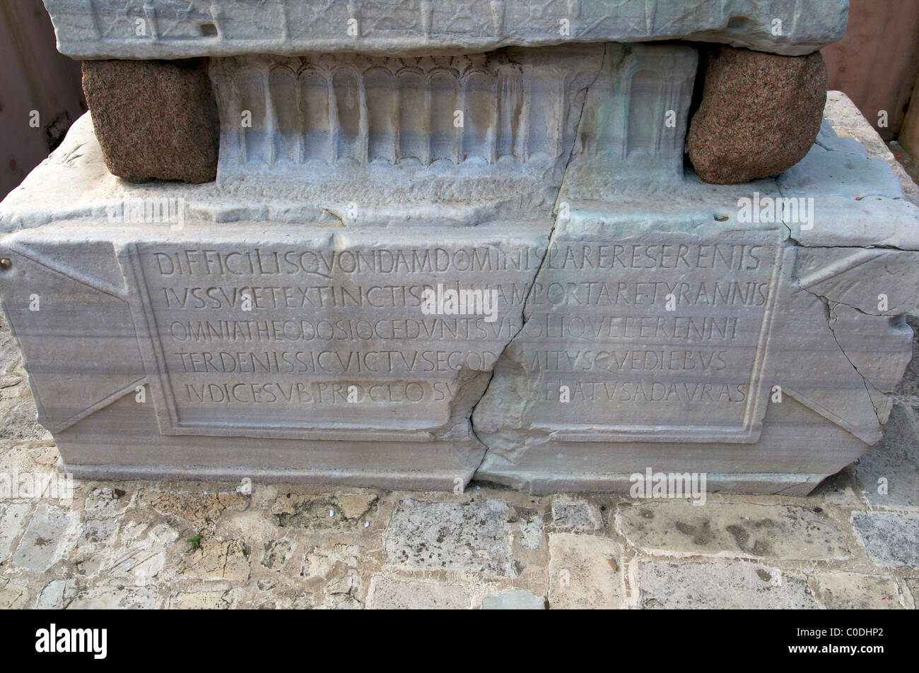 Roman hippodrome Istanbul Egyptian obelisk Turkey. Tourist attraction