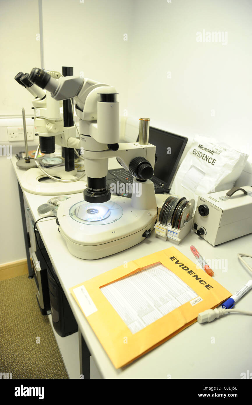 the forensic and crime lab of of microsoft ireland stock photo microsoft laboratory