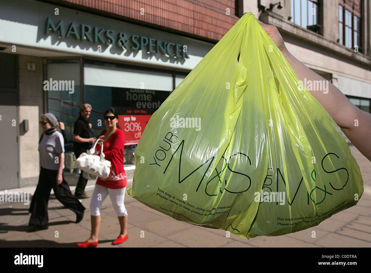 Marks and spencers bag hi-res stock photography and images - Alamy