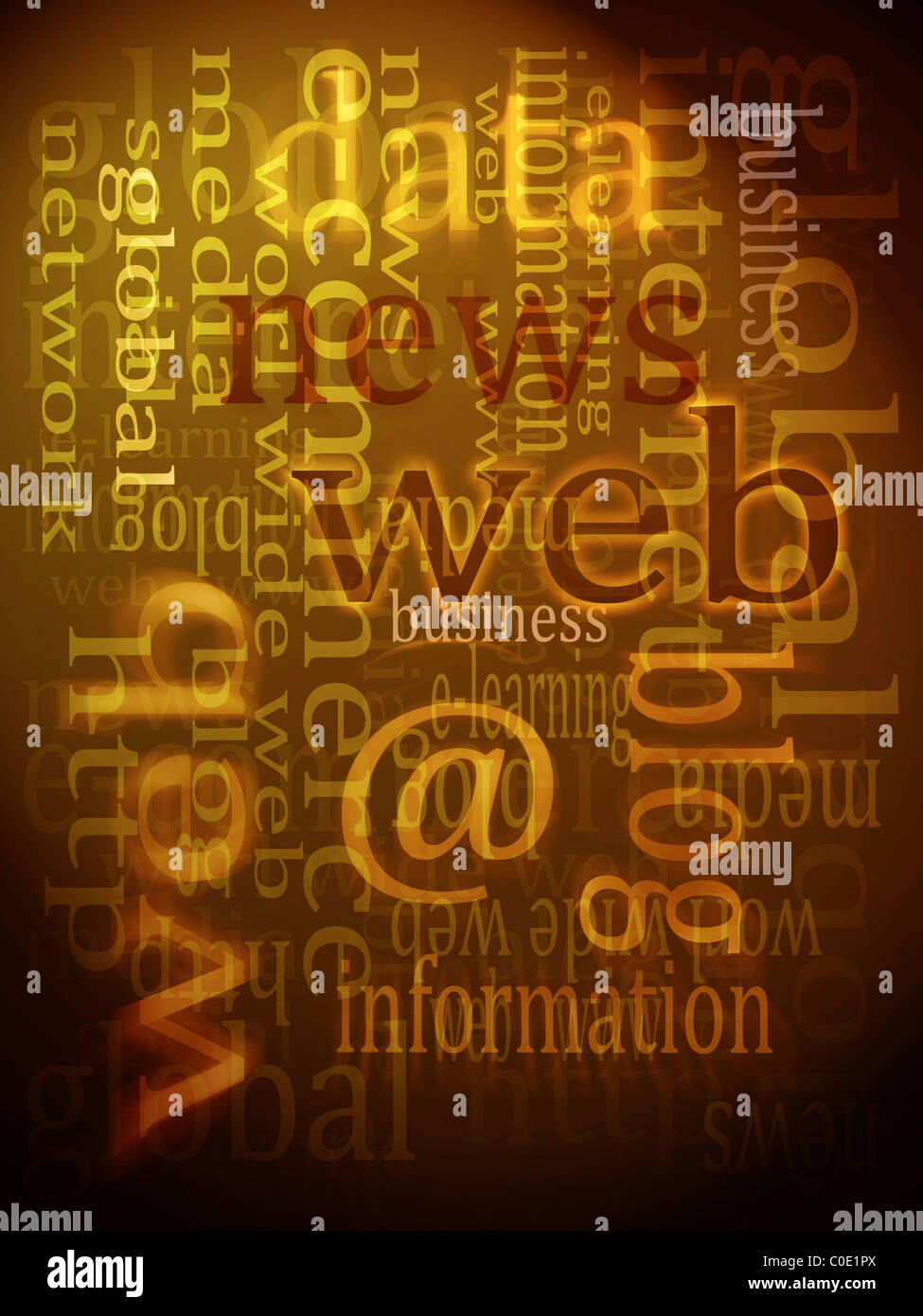 world wide web concept background Stock Photo