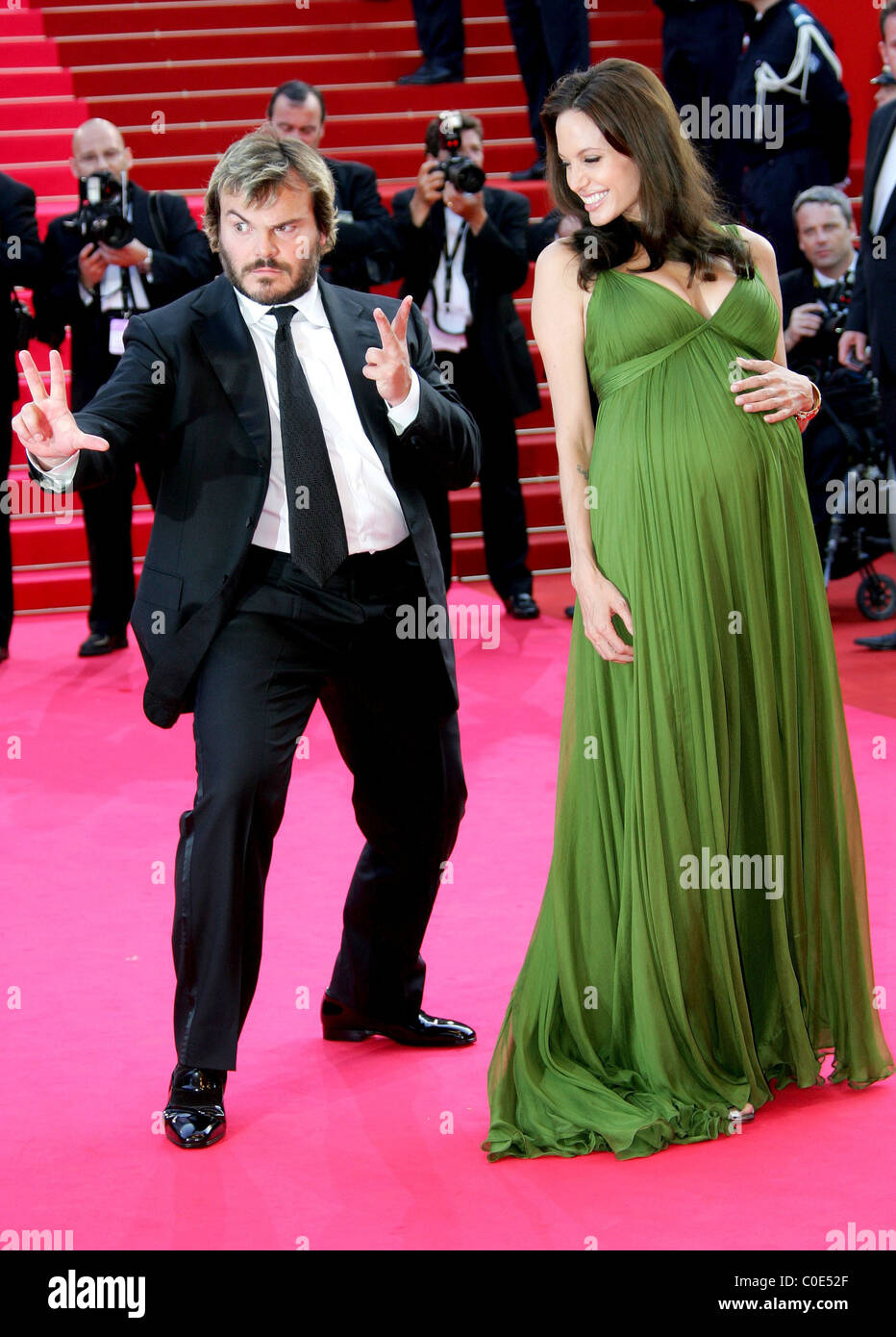 Jack Black and Angelina Jolie The 2008 Cannes Film Festival Day 2 
