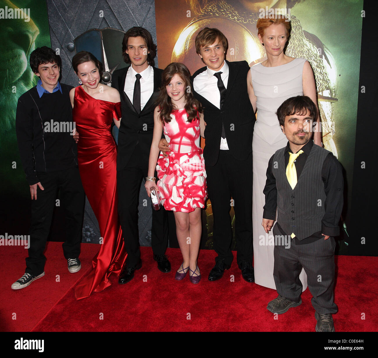 Cast Chronicles of Narnia: Prince Caspian NYC Premiere - Outside Arrivals  Ziegfeld Theatre New York City, USA - 07.05.08 Stock Photo - Alamy